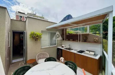 Cobertura Exclusiva na Lagoa: Sofisticação, Conforto e Contato com a Natureza