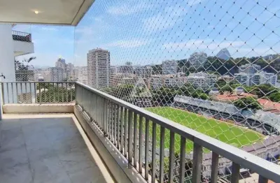 Apartamento com varanda à venda em Laranjeiras, com 4 quartos e 2 vagas na escritura