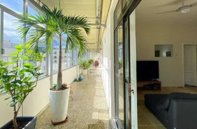 Cobertura à venda, original 4 quartos, 2 suítes, varanda, 1 vaga, copacabana - rio de janeiro/rj