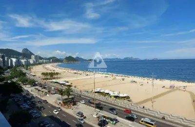 Apartamento a venda: av. atlântica, 4 quartos sendo 1 suíte, 1 vaga, vista mar.