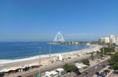 Apartamento a venda: av. atlântica, 3 quartos, 1 suíte, vista mar, posto 5.