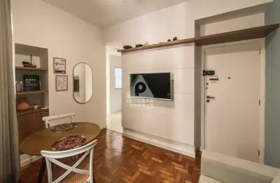 Apartamento duplex dividido à venda, 2 quartos, 2 banheiros, copacabana - rio de janeiro/rj