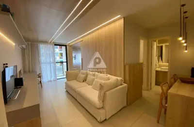 Apart hotel em ipanema!! legítimo sala e quarto com varanda e 1 vaga na escritura. 51m²