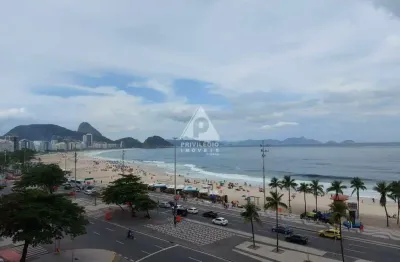 Apartamento a venda: av. atlântica, vista mar, 3 quartos, 1 suíte, 1 vaga, posto 5, copacabana.