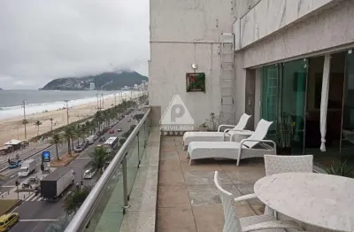 Cobertura linear, 4 quartos, suítes, closet,180mts, vista para o mar, 2 vagas de garagem, em ipanema.