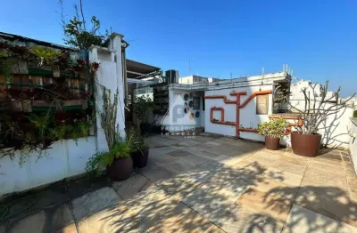 Cobertura 3 quartos, suíte, área gourmet, ducha, churrasqueira, 240 m², 1 vaga de garagem, em ipanema, próximo ao metrô