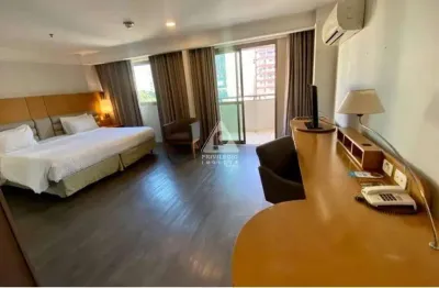 Studio com varanda em botafogo: 40m², 1 vaga e lazer completo