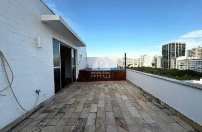 Cobertura duplex no coração do quadrilátero de ipanema.