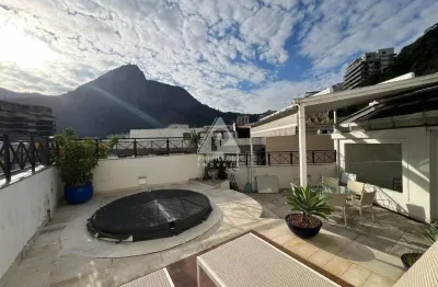 Lagoa - cobertura duplex, 4 quartos (2 suítes), 3 vagas