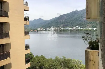 Apartamento 2 quartos (suíte) | vista magnífica para a lagoa | 1 vaga na escritura | reformado