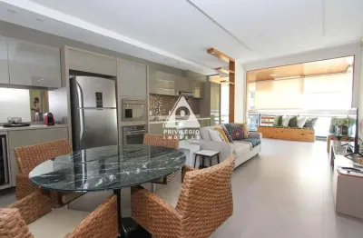 Flat de alto padrão em ipanema: 2 quartos, 1 vaga e lazer completo