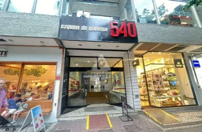 Loja em ipanema: 33m² com 1 vaga de garagem em ponto comercial estratégico