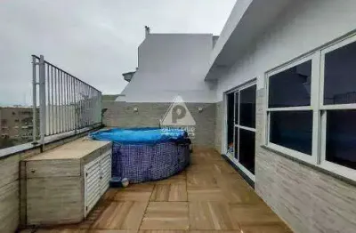Cobertura duplex em ipanema: 2 quartos, piscina privativa e vaga de garagem