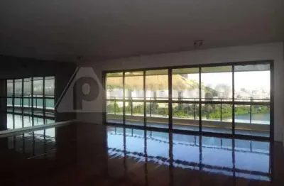 Apartamento de 380m² na lagoa: 4 quartos, 4 vagas e vista panorâmica deslumbrante