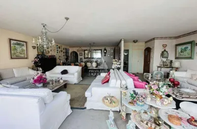 Luxuoso apartamento de 265 m² em ipanema com vista para o mar — 4 quartos, mobiliado