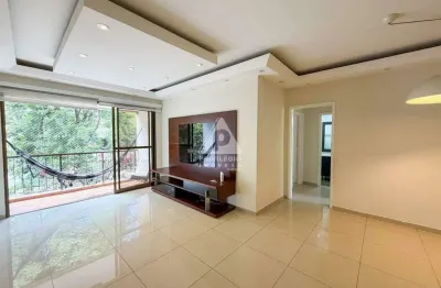 Apartamento na lagoa: 2 quartos, suíte, varanda e 1 vaga de garagem