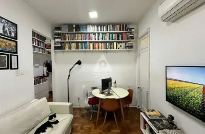 Apartamento residencial de 1 quarto na frente em ipanema, 35 m² – venda