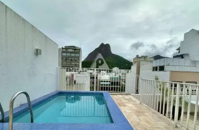 Leblon - cobertura duplex exclusiva na quadra da praia, 322m², 4 quartos, vista mar