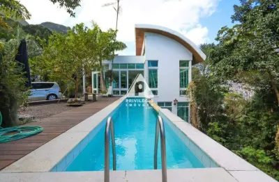 Casa de luxo com vista panorâmica, piscina e 5 suítes em são conrado
