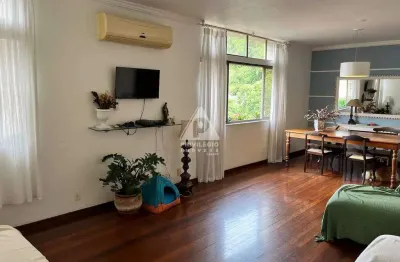 Amplo apartamento 3 quartos com 123m² em laranjeiras – vista verde e sol da manhã!