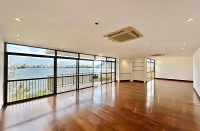 Exclusivo na lagoa – 285 m², 4 quartos, vista panorâmica e 3 vagas