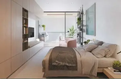 Oportunidade: studio com varanda gourmet e vista mar em copacabana