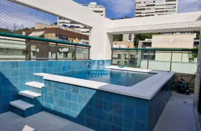 Cobertura duplex à venda no flamengo – 4 quartos, terraço com piscina e 3 vagas