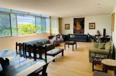 Apartamento no leblon com 4 quartos, suíte e vista mar exclusiva