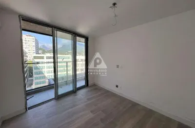 Apartamento studio à venda, leblon – varanda gourmet e prédio moderno