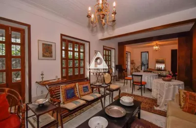 Casa de rua à venda, 3 quartos, 1 suíte, 2 vagas, cosme velho - rio de janeiro/rj