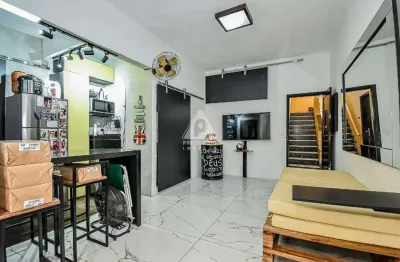 Conjugado tipo studio, totalmente reformo, estilo industrial, cozinha integrada. oportunidade para mora e ou investir!