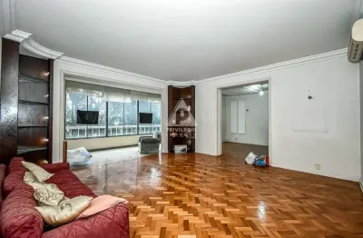 Apto. 3 quartos, 4 banheiros, dependência, 1 vaga, 248m2 com vista no flamengo.