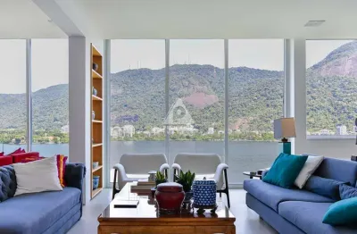 Apartamento 4 quartos, 3 suites, 2 vagas, 280m2 com vista na lagoa.