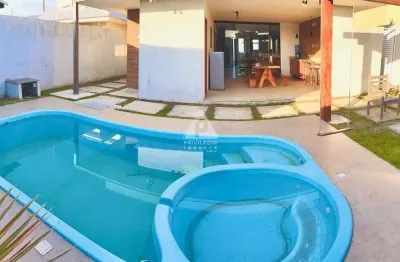 Casa em pórtico de búzios com 360m² de terreno total. 3 quartos; 2 banheiros; ampla área gourmet