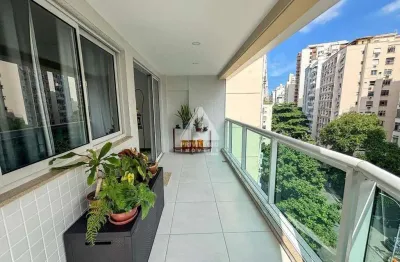 Flamengo, 2 quartos, vaga, varanda, prédio com infra!