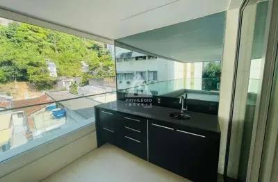 4 quartos,1 suite, 2 banheiros, 112m2 2 vagas em prédio c/infra no humaitá