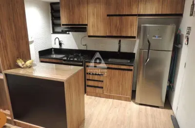 Apartamento 1 quarto frente | santa teresa, rj | 48m² e segurança 24h