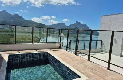 Cobertura linear 270m², com 4 vagas de garagem, no be península - barra da tijuca