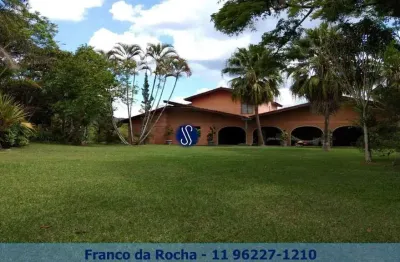 Casa alto padrão para venda em franco da rocha, campos de são benedito, 5 suítes, 2 banheiros, 5 vagas