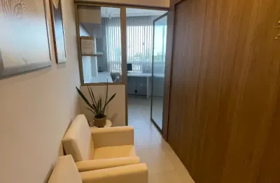 A sala comercial planejada para executivos, advogados ou corretores de imóveis
