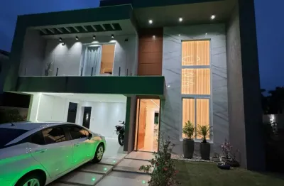 Casa a venda 5 suítes de alto padrão no alphaville litoral norte 1