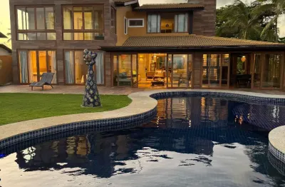 Casa a venda 6 suítes, frente mar em interlagos- bahia