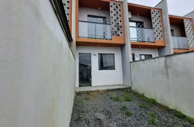 Sobrado geminado com 2 quartos a venda no bairro itinga em araquari
