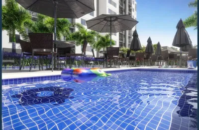 Apartamentos 45m² 2 quartos com varanda, 1 vaga para carro, condomínio com área de lazer próximo ao metrô em irajá