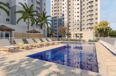 Apartamentos 48m² 2 quartos com  varanda, opção de suíte, condomínio fechado, área de lazer em xerém/duque de caxias