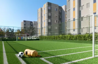 Apartamentos 2 quartos, com vaga, condomínio com elevador, área de lazer na taquara