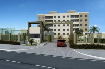 Apartamentos 45m² 2 quartos com varanda, condomínio fechado, área de lazer no bairro de cosmos