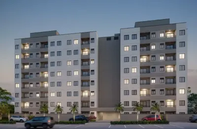Apartamentos 46m² 2 quartos, varanda, suíte, condomínio fechado e lazer completo em campo grande