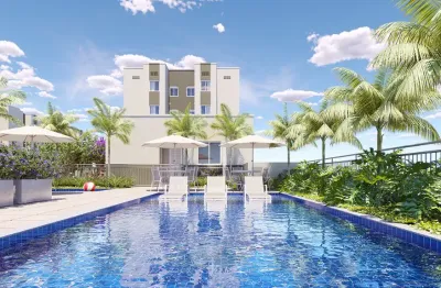 Apartamentos 2 quartos, opção de garden, condomínio com lazer na praça seca