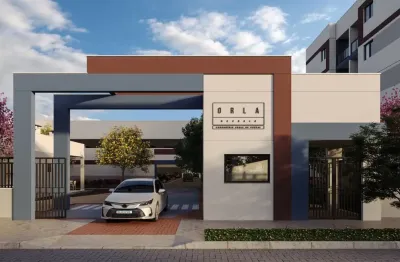 Apartamentos 48m² 1 quarto com varanda, condomínio fechado com área de lazer, a poucos metros da praia do recreio